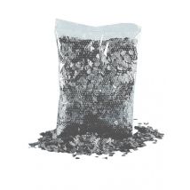 Sachet De Confettis Gris Foncé 200g - Thème: Carnaval - Couleur: Noir - Taille: Taille Unique