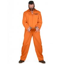 Déguisement De Prisonnier Cannibale Homme Halloween - Thème: Magie Et Horreur - Couleur: Orange - Taille: XL