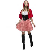 Déguisement Petit Chaperon Des Bois Sexy Femme - Thème: Contes - Couleur: Rouge - Taille: M