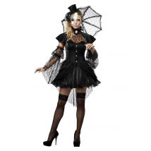 Déguisement Poupée Gothique Femme Halloween - Thème: Magie Et Horreur - Couleur: Noir - Taille: M (40/42)
