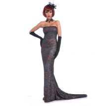 Déguisement Vampire Gothique Gris Femme - Thème: Magie Et Horreur - Couleur: Argenté / gris - Taille: M / L