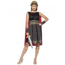 Déguisement Guerrière Gladiatrice Femme - Thème: Antiquité - Couleur: Coloré - Taille: S