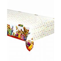 Nappe Plastique Super Mario 120 X 180 Cm - Thème: Héros Et Super Méchants - Couleur: Coloré - Taille: Taille Unique