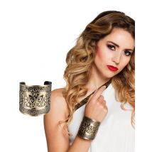 Manchette Gladiatrice Femme - Thème: Antiquité - Couleur: Doré - Taille: Taille Unique