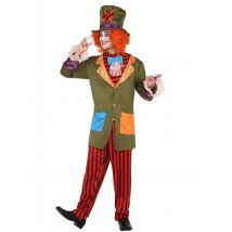 Déguisement Chapelier Rayé Homme - Thème: Contes - Couleur: Coloré - Taille: M / L