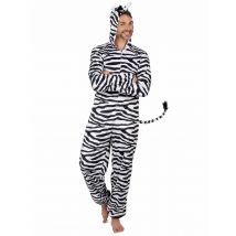 Déguisement De Zèbre Homme - Thème: Animaux Et Petites Bêtes - Couleur: Noir - Taille: Taille Unique