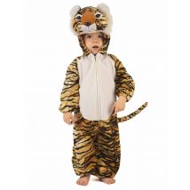Déguisement Tigre Réaliste Enfant - Thème: Animaux Et Petites Bêtes - Couleur: Marron - Taille: 5-6 ans (110-116cm)