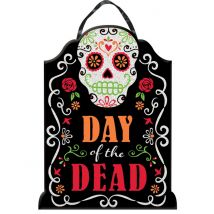 Décoration Dia De Los Muertos Pailleté 40 X 30 Cm - Thème: Magie Et Horreur - Couleur: Coloré - Taille: Taille Unique