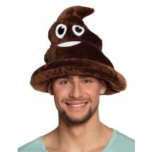 Chapeau Caca Adulte - Thème: Carnaval - Couleur: Marron - Taille: Taille Unique