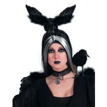 Serre-tête Corbeau Déployé Adulte - Thème: Animaux Et Petites Bêtes - Couleur: Noir - Taille: Taille Unique