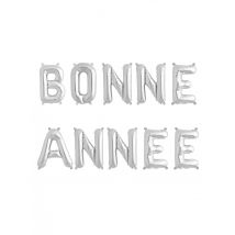 Ballons Lettres Bonne Année Argenté - Argenté / Gris - Taille: Taille Unique