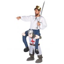 Déguisement Homme À Dos De Chevalier Adulte - Thème: Chevaliers - Couleur: Coloré - Taille: Taille Unique