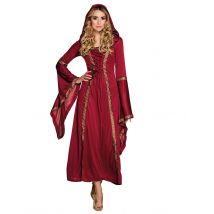 Déguisement Dame Rouge Femme - Thème: Déguisement Théâtre - Couleur: Rouge - Taille: S/M