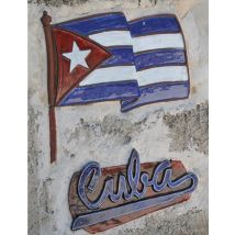 Décoration Murale Cuba 30 X 41,5 Cm - Thème: Peuples Du Monde - Couleur: Coloré - Taille: Taille Unique