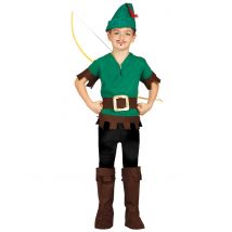 Déguisement Voleur Des Bois Garçon - Thème: Médiéval - Couleur: Coloré - Taille: 7 à 9 ans (125-135 cm)