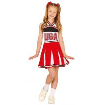 Déguisement pompom girl USA fille