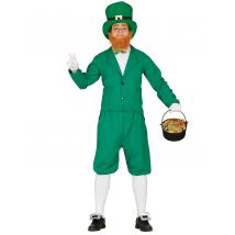Déguisement Leprechaun Vert Homme - Thème: Déguisements Par Lettre - Couleur: Vert - Taille: M (48-50)