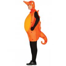 Déguisement Hippocampe Adulte - Thème: Animaux Et Petites Bêtes - Couleur: Orange - Taille: Taille Unique