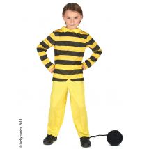 Déguisement Dalton Enfant - Lucky Luke - Thème: Héros Et Super Méchants - Couleur: Noir - Taille: M 7-9 ans (120-130 cm)