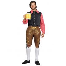 Déguisement Bavarois À Carreaux Homme - Thème: Bavarois - Couleur: Marron - Taille: XL