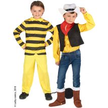 Déguisement De Couple Dalton Et Lucky Luke Enfants - Thème: Héros Et Super Méchants - Couleur: Multicolore - Taille: Taille Unique
