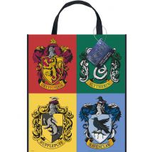 Sac Cadeaux En Plastique Harry Potter 33 X 28 Cm - Thème: Magie Et Horreur - Couleur: Coloré - Taille: Taille Unique