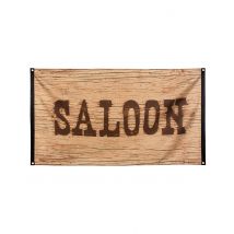 Drapeau Saloon Western Wild West 90 X 150 Cm - Thème: Cowboys, Cowgirls - Couleur: Coloré - Taille: Taille Unique