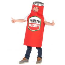 Déguisement Ketchup Enfant - Thème: Humour - Couleur: Rouge - Taille: 10 - 12 ans (L)