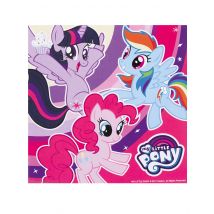 20 Serviettes en papier My Little Pony 33 x 33 cm