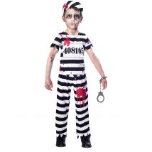 Déguisement Prisonnier Zombie Garçon - Thème: Magie Et Horreur - Couleur: Coloré - Taille: 7 à 8 ans