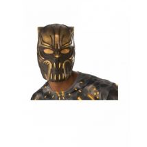 Demi Masque Erik Killmonger Adulte - Thème: Personnages - Couleur: Noir - Taille: Taille Unique
