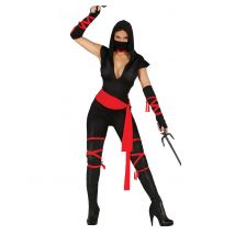 Déguisement Ninja Sexy Combinaison Femme - Thème: Ninja - Couleur: Noir - Taille: Small