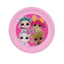 Assiette Plate En Plastique Lol 21 Cm - Thème: Héros Et Super Méchants - Couleur: Coloré - Taille: Taille Unique