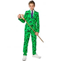 Costume Mr. Riddler Enfant Suitmeister - Thème: Personnages - Couleur: Vert - Taille: 12-14 ans (146-152cm)