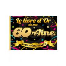 Livre D'or Anniversaire 60 Ans - Coloré - Taille: Taille Unique