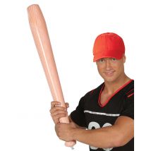 Batte De Baseball Gonflable Adulte 72 Cm - Thème: Gonflables - Couleur: Marron - Taille: Taille Unique