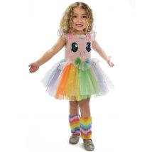 Déguisement Tutu Licorne Yeux Roses Fille - Thème: Animaux Et Petites Bêtes - Couleur: Coloré - Taille: 3 à 4 ans