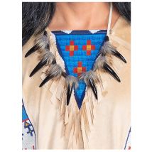 Collier Winnetou Adulte - Thème: Western - Couleur: Multicolore - Taille: Taille Unique
