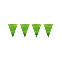 Guirlande Fanions Vert Métallique 6 M - Vert - Taille: Taille Unique