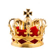 Pince à cheveux mini couronne royale dorée