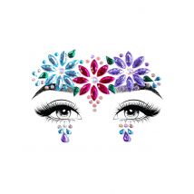 Bijoux pour visage adhésifs dahlia