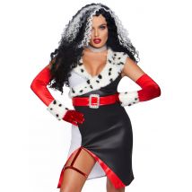 Déguisement Luxe Diva D'enfer Sexy Femme - Thème: Héros Et Super Méchants - Couleur: Noir - Taille: L (44-46)