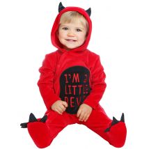 Déguisement Je Suis Un Petit Diable Bébé - Thème: Diables - Couleur: Rouge - Taille: 1 - 2 ans (80 - 92 cm)