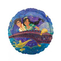 Ballon Aluminium Recto Verso Aladdin 43 Cm - Thème: Héros Et Super Méchants - Couleur: Multicolore - Taille: Taille Unique