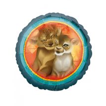 Ballon Aluminium Recto Verso Le Roi Lion 43 Cm - Thème: Animaux Et Petites Bêtes - Couleur: Multicolore - Taille: Taille Unique