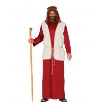 Déguisement Berger Rouge Adulte - Thème: Crèche - Couleur: Rouge - Taille: M (48-50)