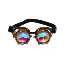 Lunettes Avec Verres Prismes Steampunk Adulte - Thème: Steampunk - Couleur: Multicolore - Taille: Taille Unique