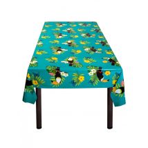 Nappe En Plastique Toucan 130 X 180 Cm - Thème: Fête À La Plage - Couleur: Vert - Taille: Taille Unique