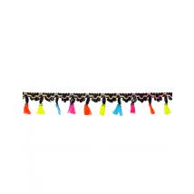 Guirlande En Polyester Mexicaine Pompons 2 M - Thème: Peuples Du Monde - Couleur: Multicolore - Taille: Taille Unique