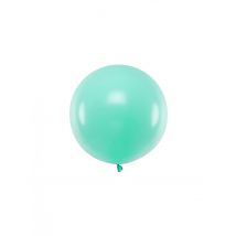 Ballon en latex géant menthe 60 cm